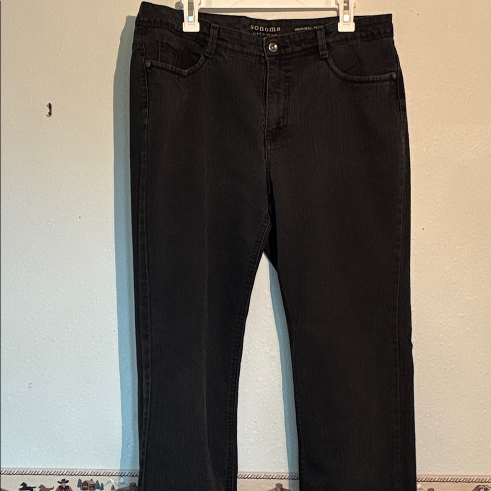 Sonoma Women's Black Boot Cut Jeans